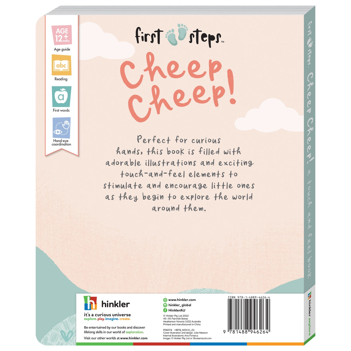First Steps: Cheep Cheep! A Touch & Feel Book
