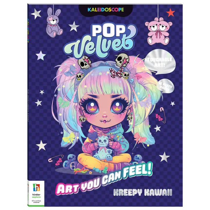 Pop Velvet Colouring Kreepy Kawaii