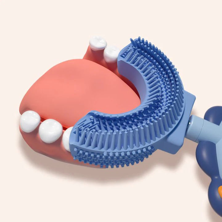 Lion U-Shaped Sensory Toothbrush with Replacement Head