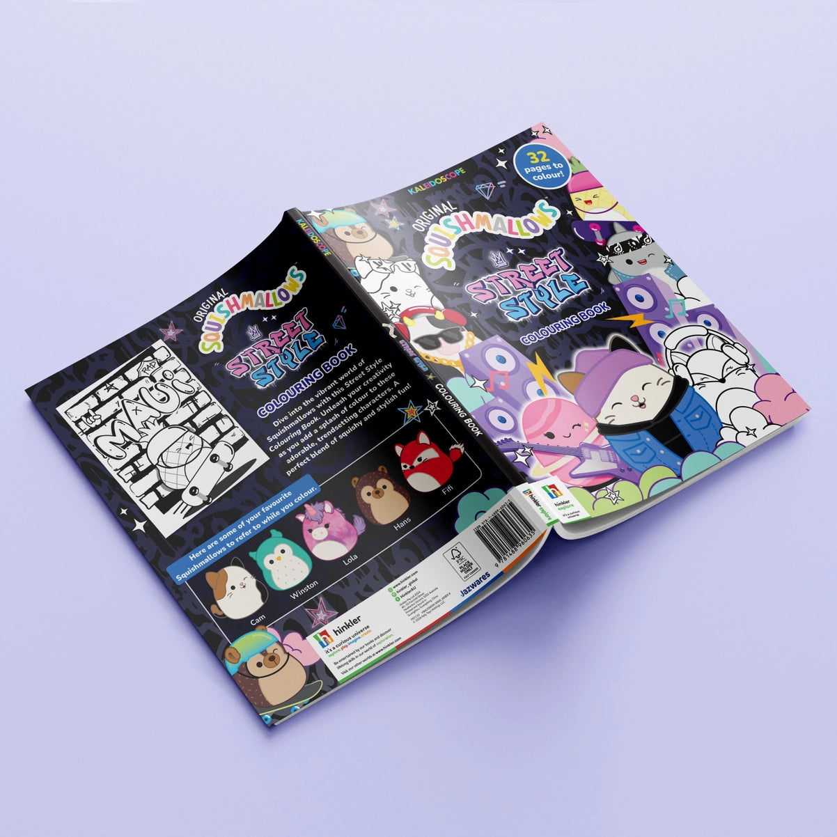 Kaleidoscope Squishmallows Colouring Book Street Style