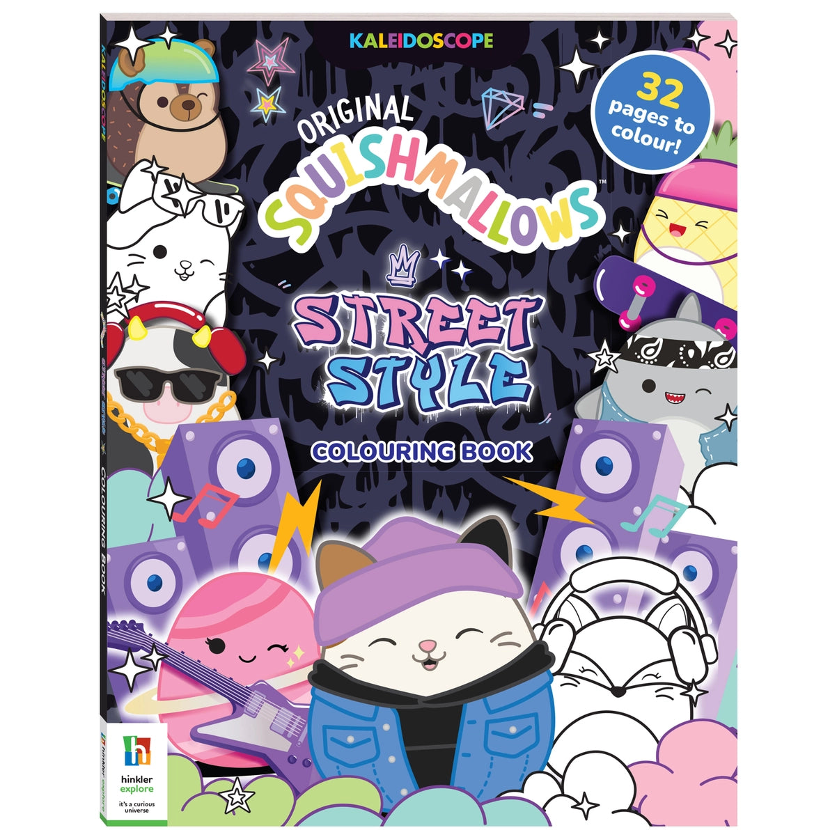 Kaleidoscope Squishmallows Colouring Book Street Style