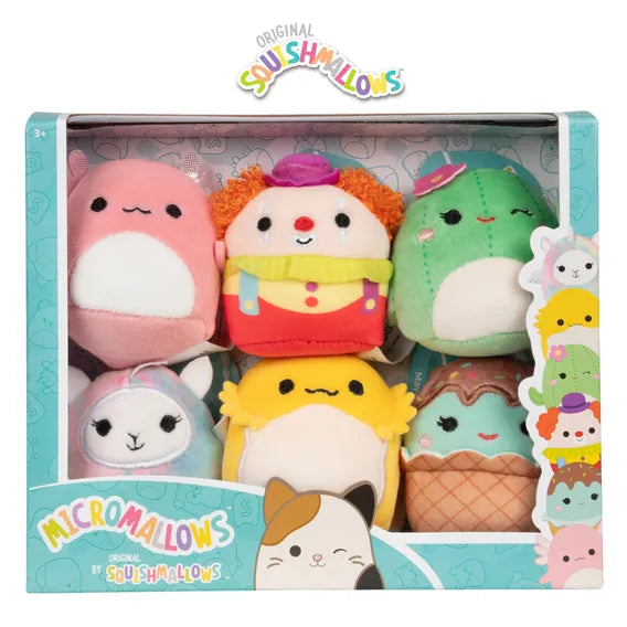 22 Squishmallows Micromallows with Ferris Wheel Case