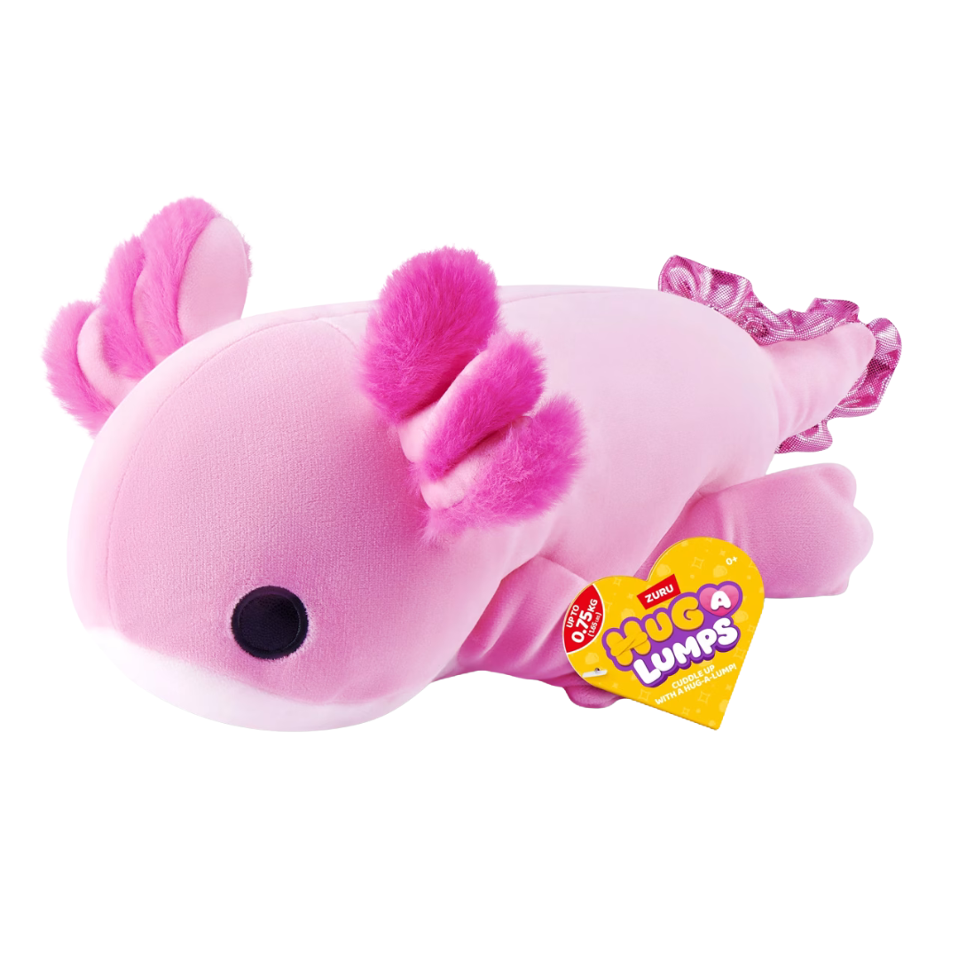 Love Axolotl Weighted HugaLump Animal Plush 650g