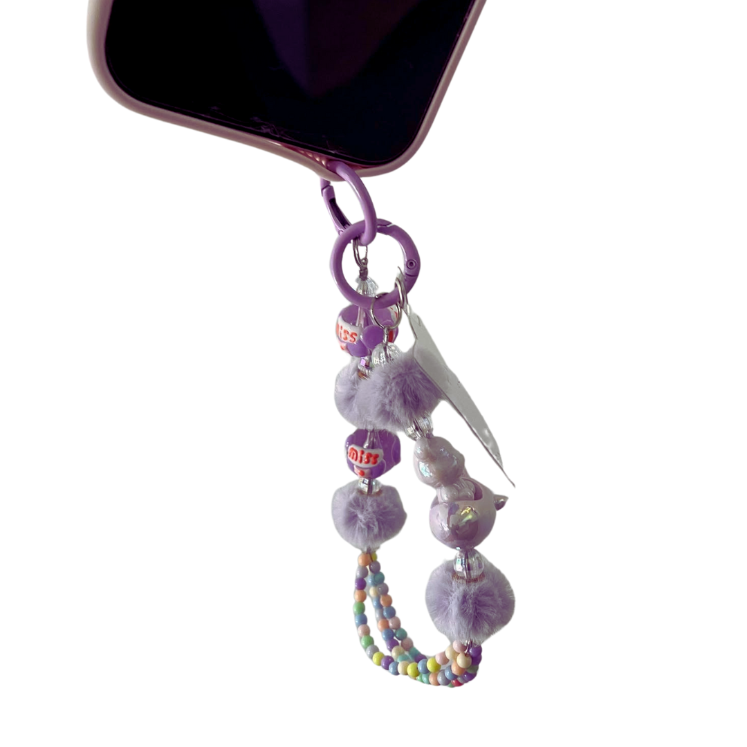 Beaded Phone Charm