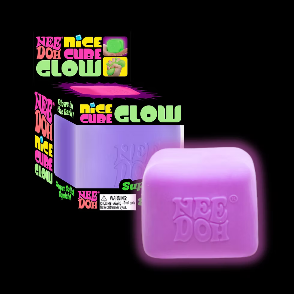 NeeDoh Nice Cube Glow In the Dark Sensory Fidget Toy