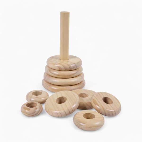 Wooden Stacking Ring Toy