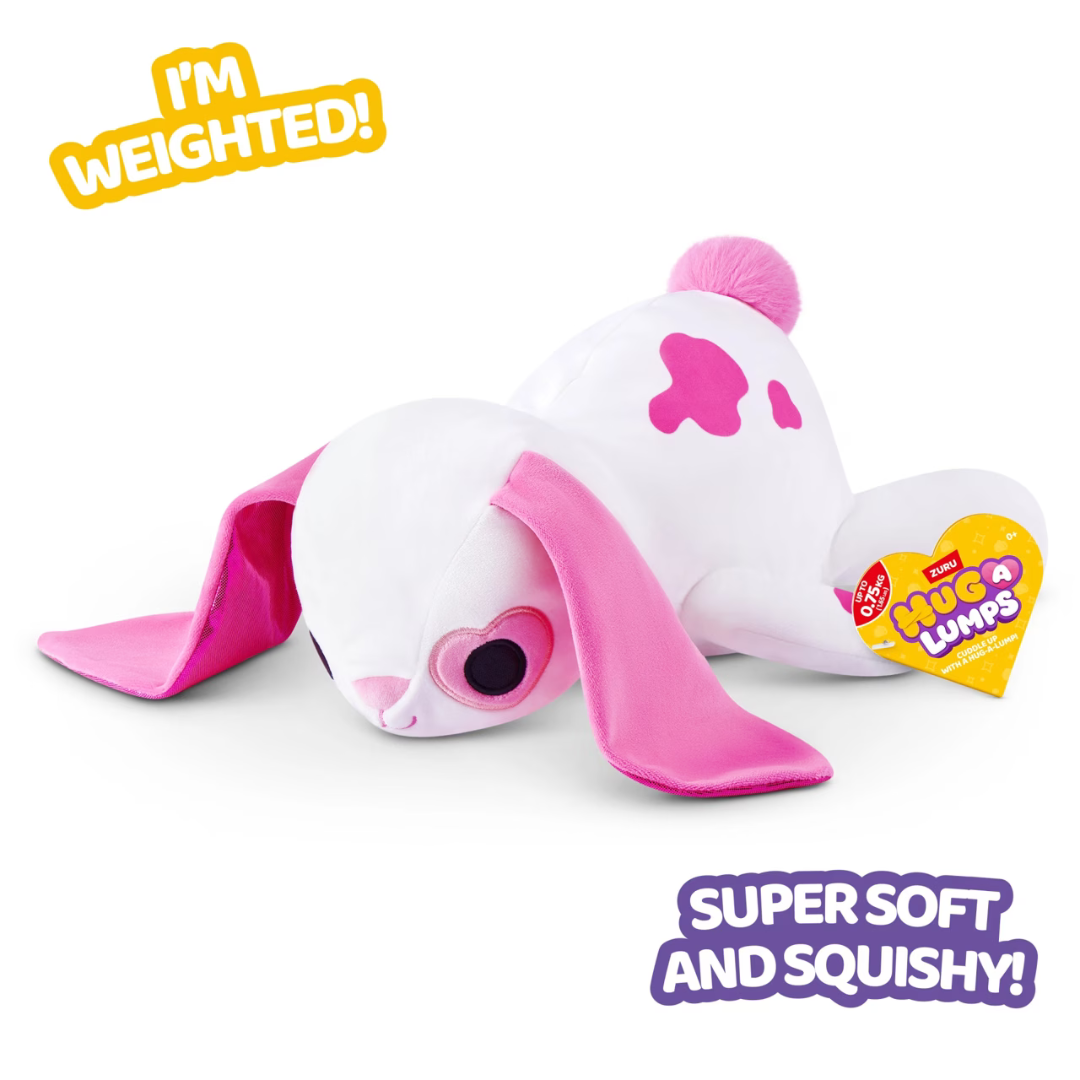 Love Bunny Weighted HugaLump Animal Plush 650g