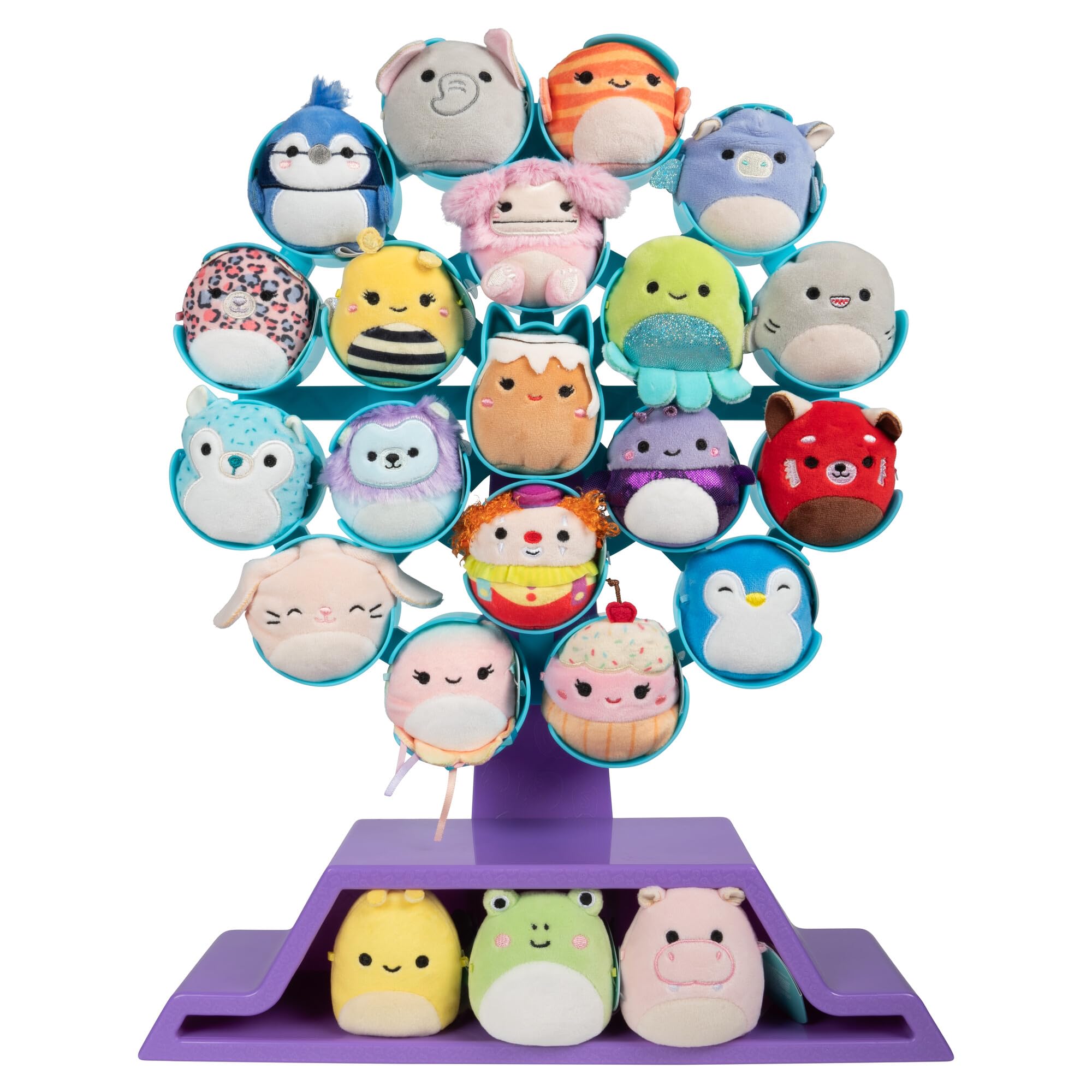 22 Squishmallows Micromallows with Ferris Wheel Case