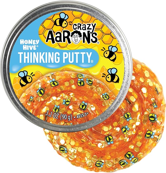 Aarons Thinking Putty Honey Hive -4 Inch Tin