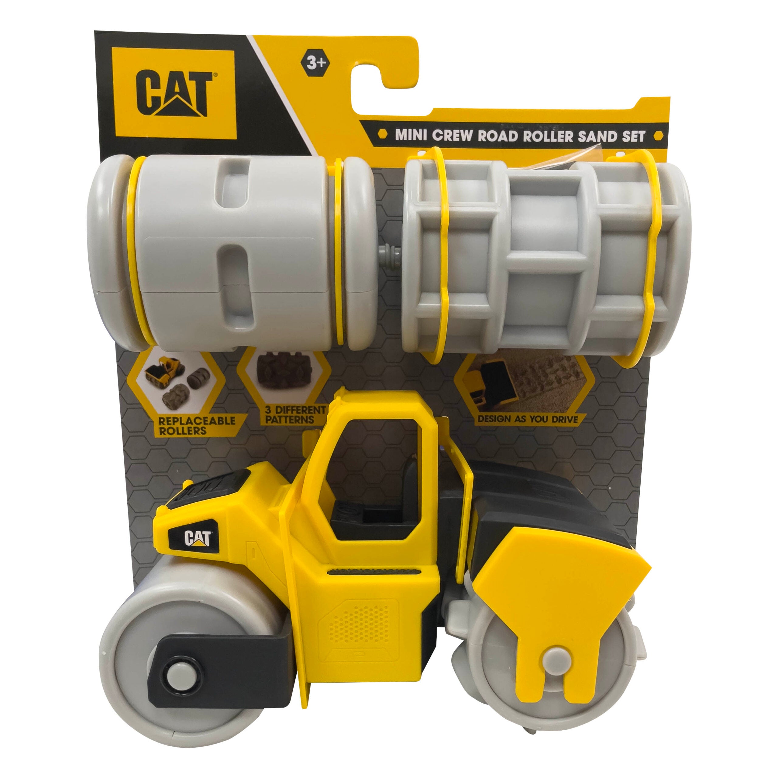 CAT Construction Mini Crew Road Roller Sand Set