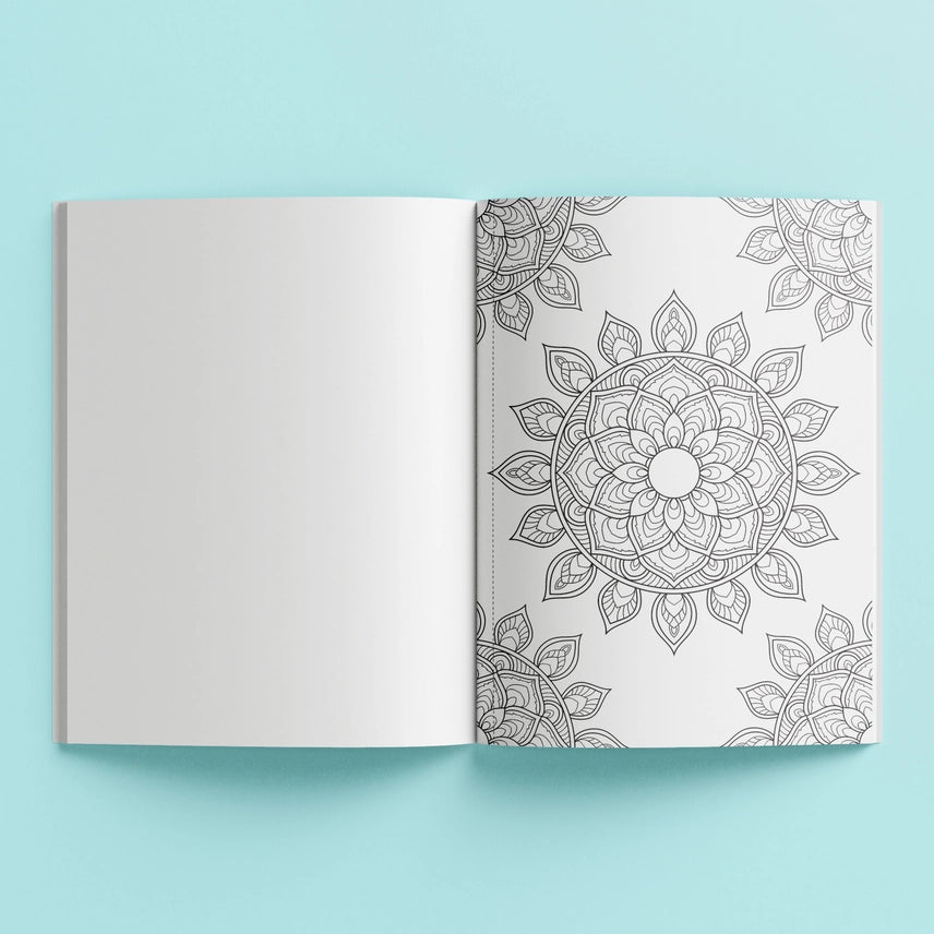 Mandalas Art Adult Colouring Book