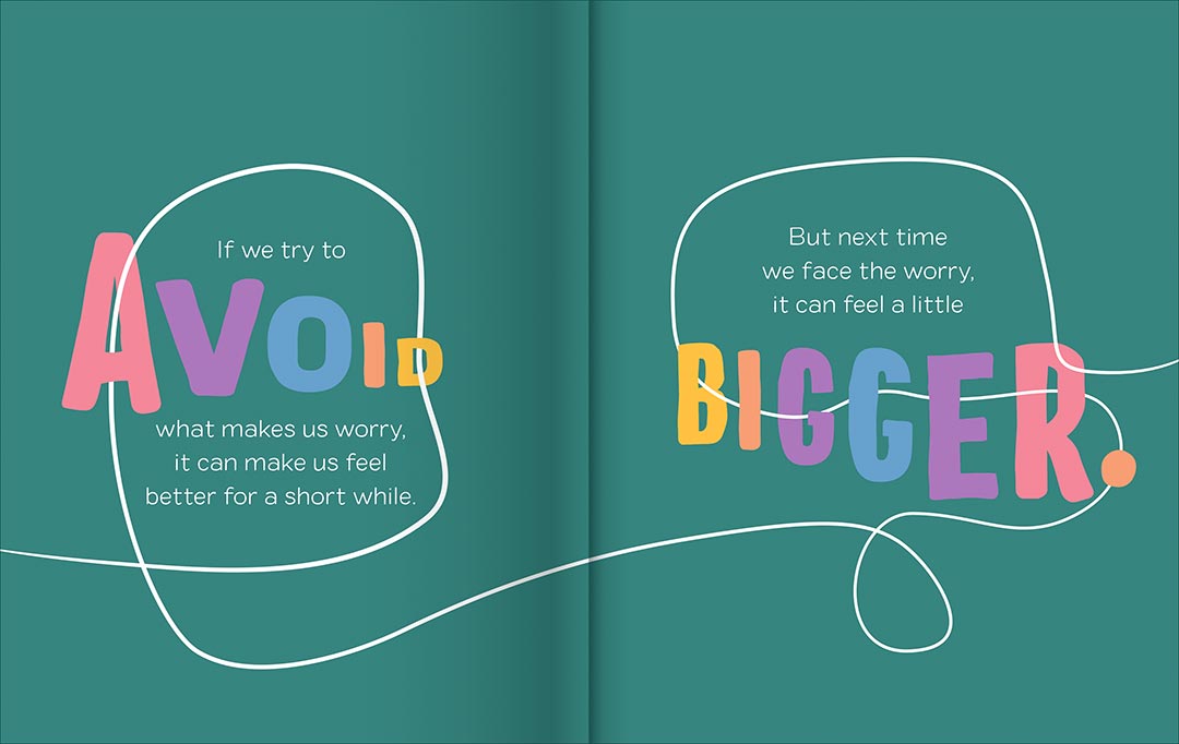 Let's Talk Anxiety Hard Cover Colour Book