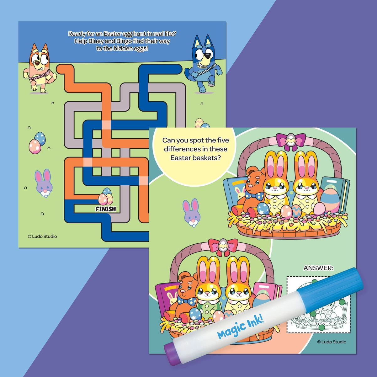 Inkredibles Bluey Fun Magic Ink Book