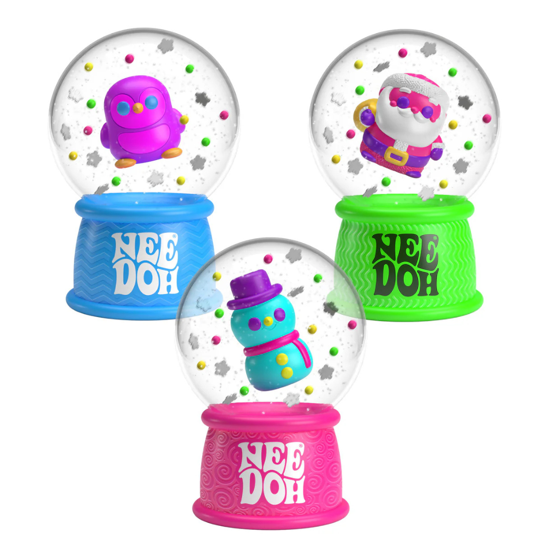 NeeDoh Christmas Snow Globe Squishy