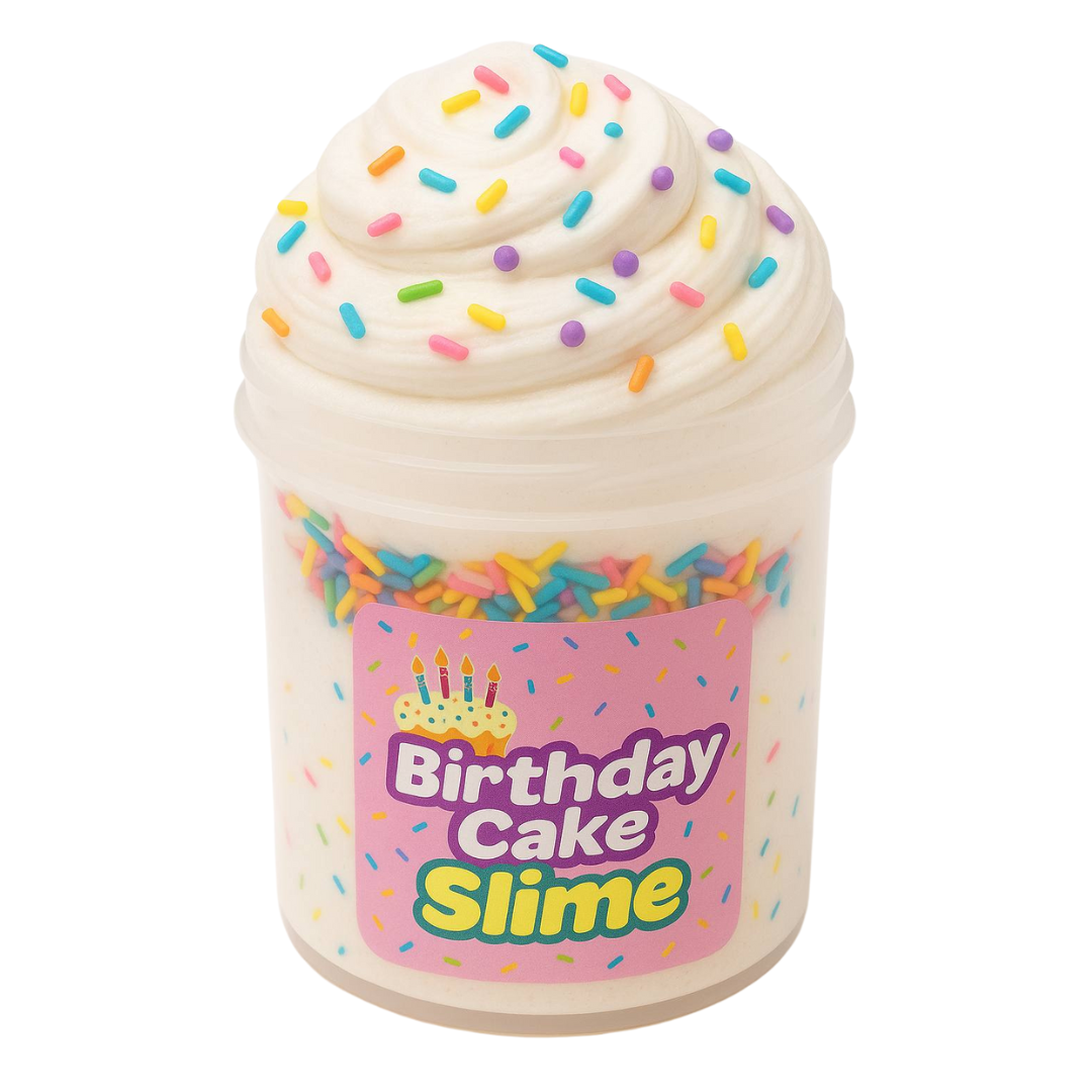 Butter Slime - Birthday Cake