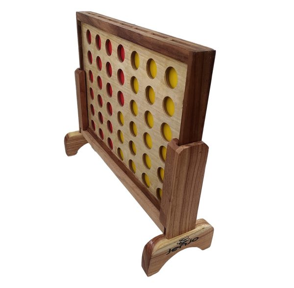 Mini Wooden Connect 4 Game