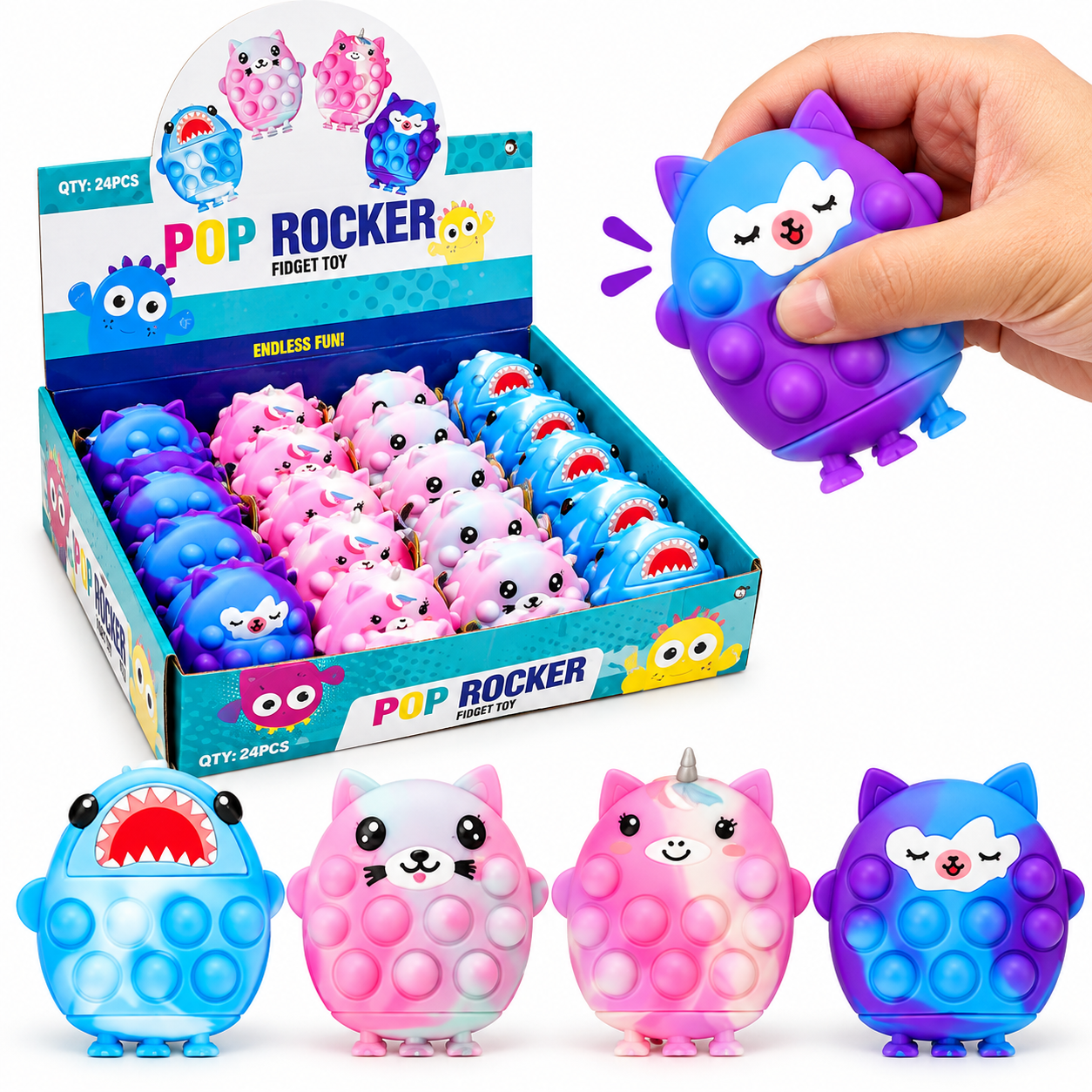 Pop Rocker 3D Pop It Fidget