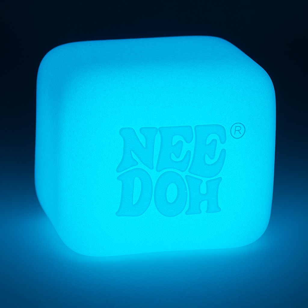 NeeDoh Nice Cube Glow In the Dark Sensory Fidget Toy