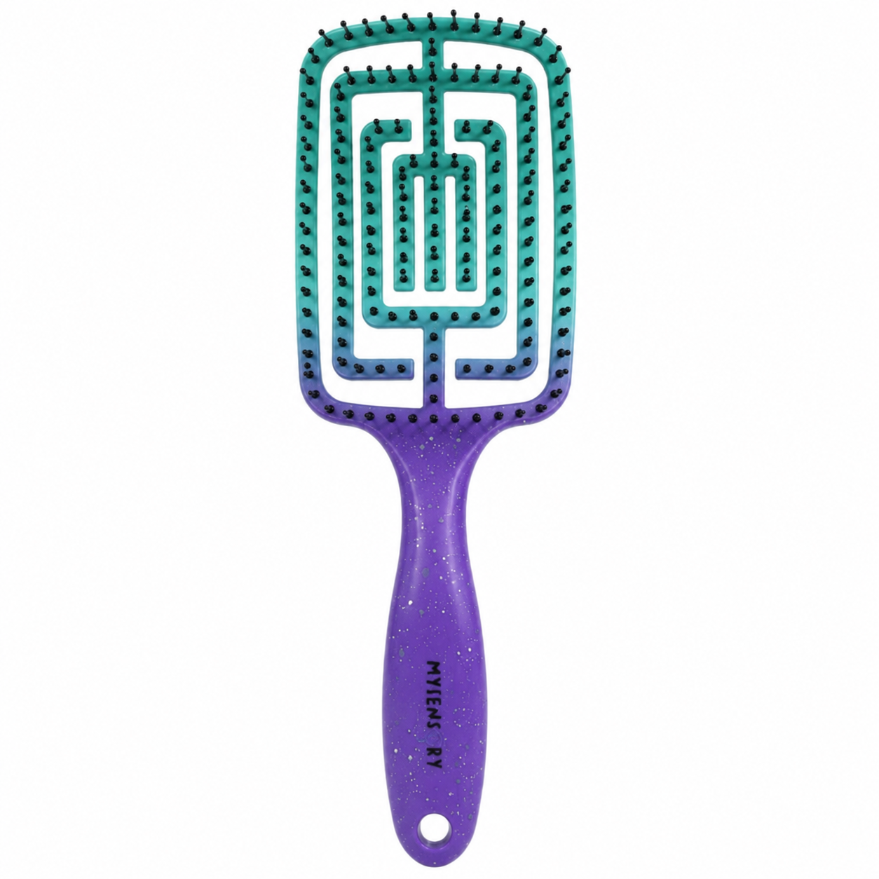 Sensory Detangling Hairbrush Curly Firm - Galaxy