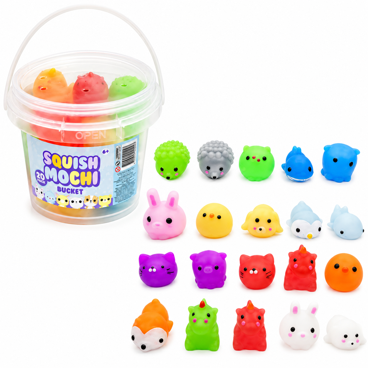 Squishy Mochi Bucket