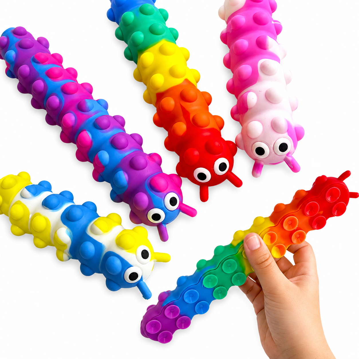 Pop It Suction Caterpillar