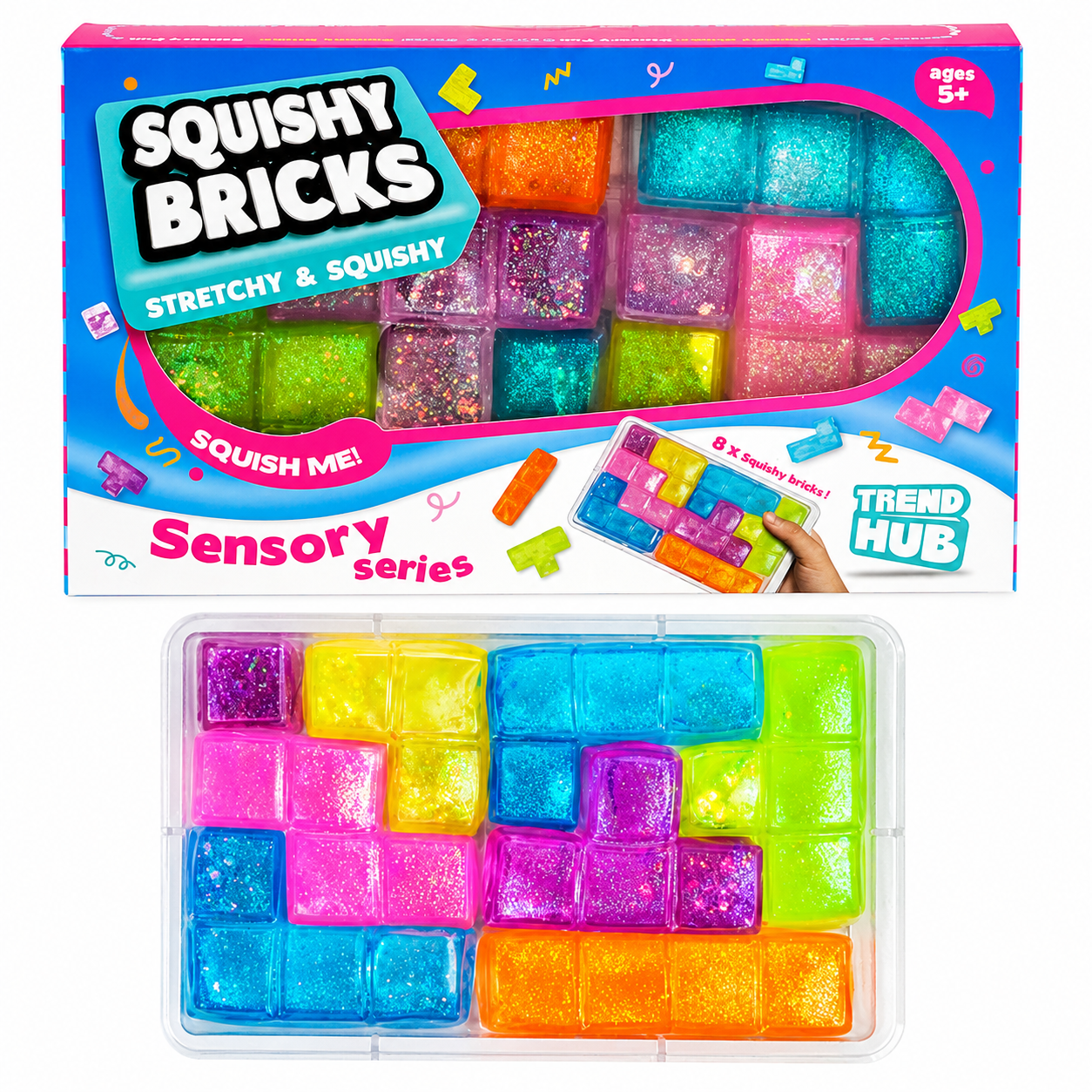 Tetris Puzzle Squishy Set