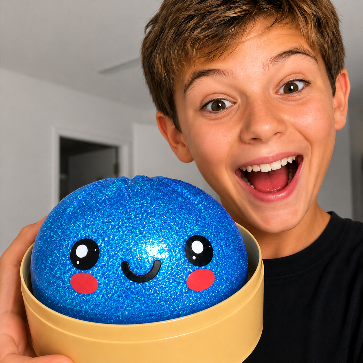 MEGA Mystery Viral Dumpling Squishy 16cm Glitter