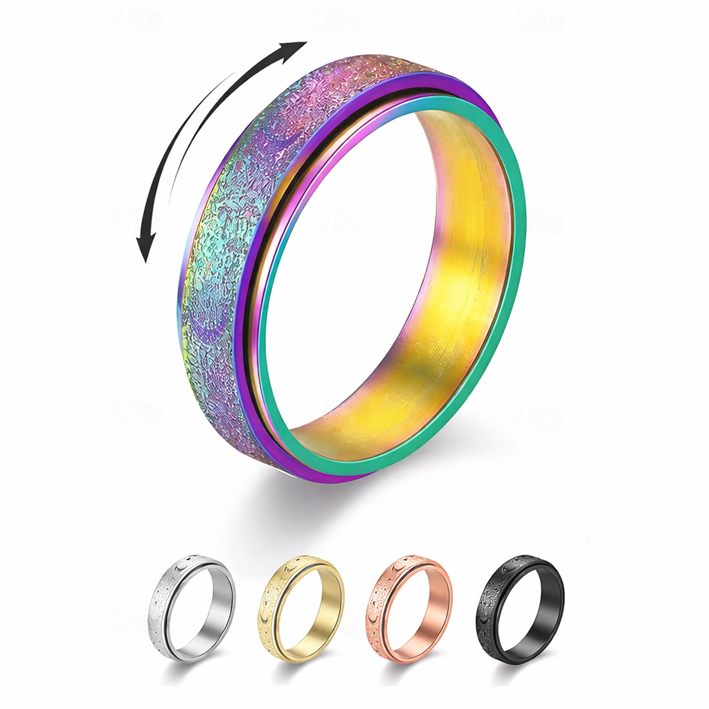 Shimmer Spinner Fidget Ring