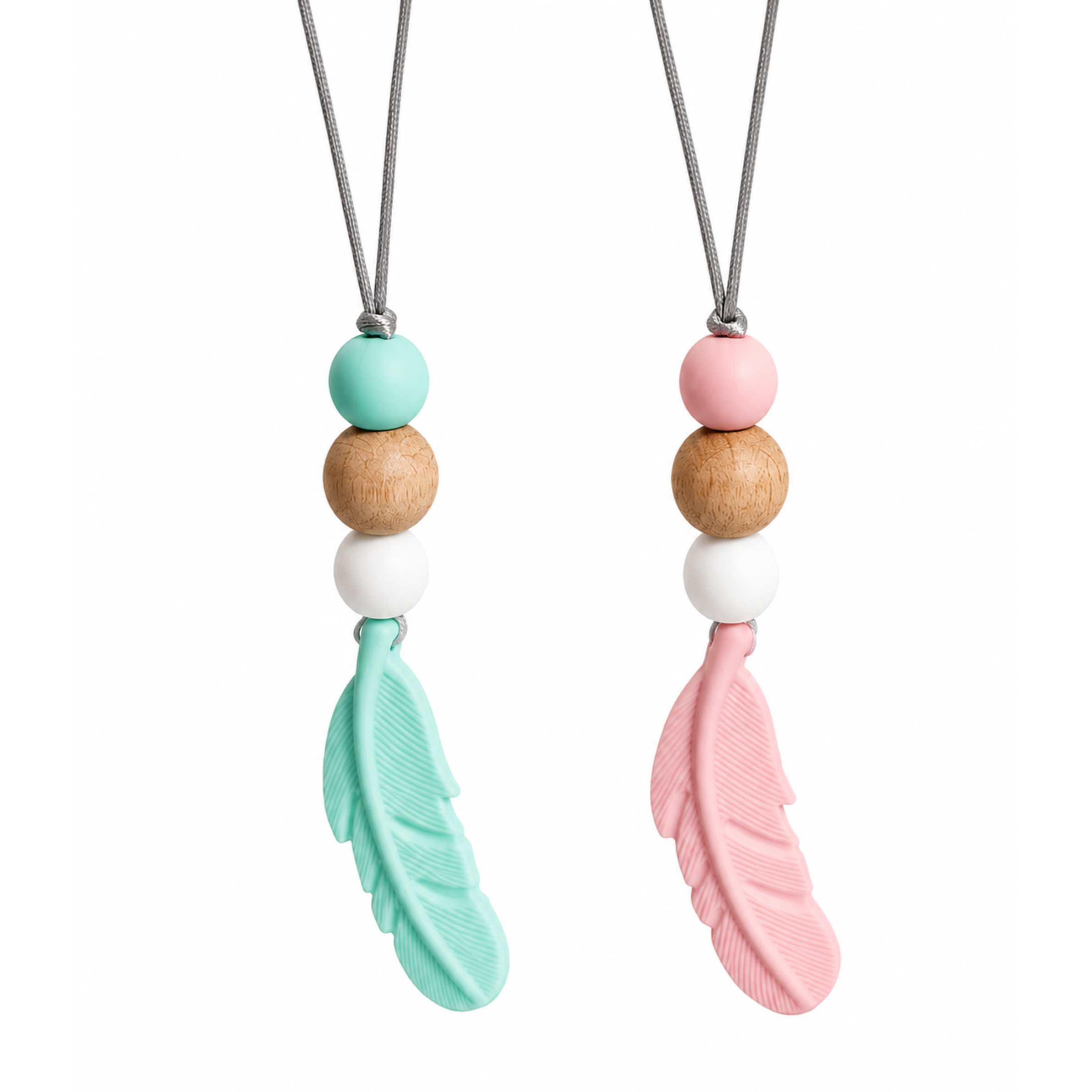 Feather Sensory Chew Necklace