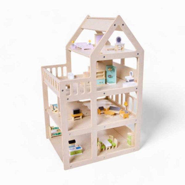 Wooden Doll House (3 Level)