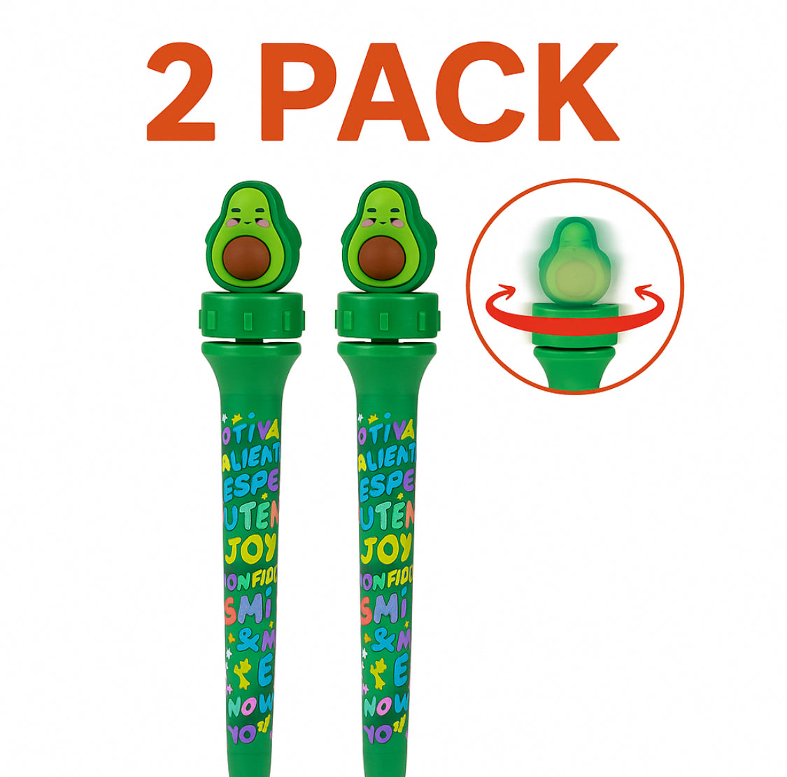 Avocado Spinning Fidget Pen