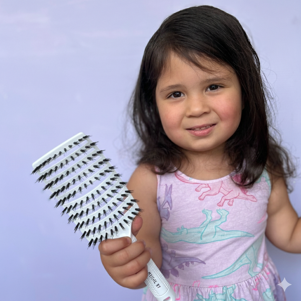 My Sensory Space Hairbrush - Arctic White