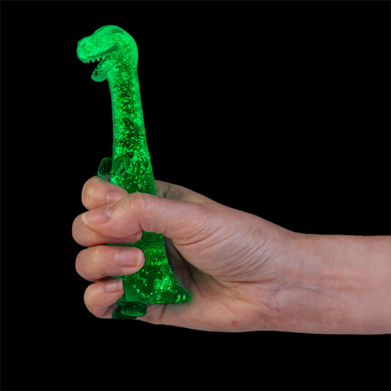 Jelly Glitter Dinosaur Squishy