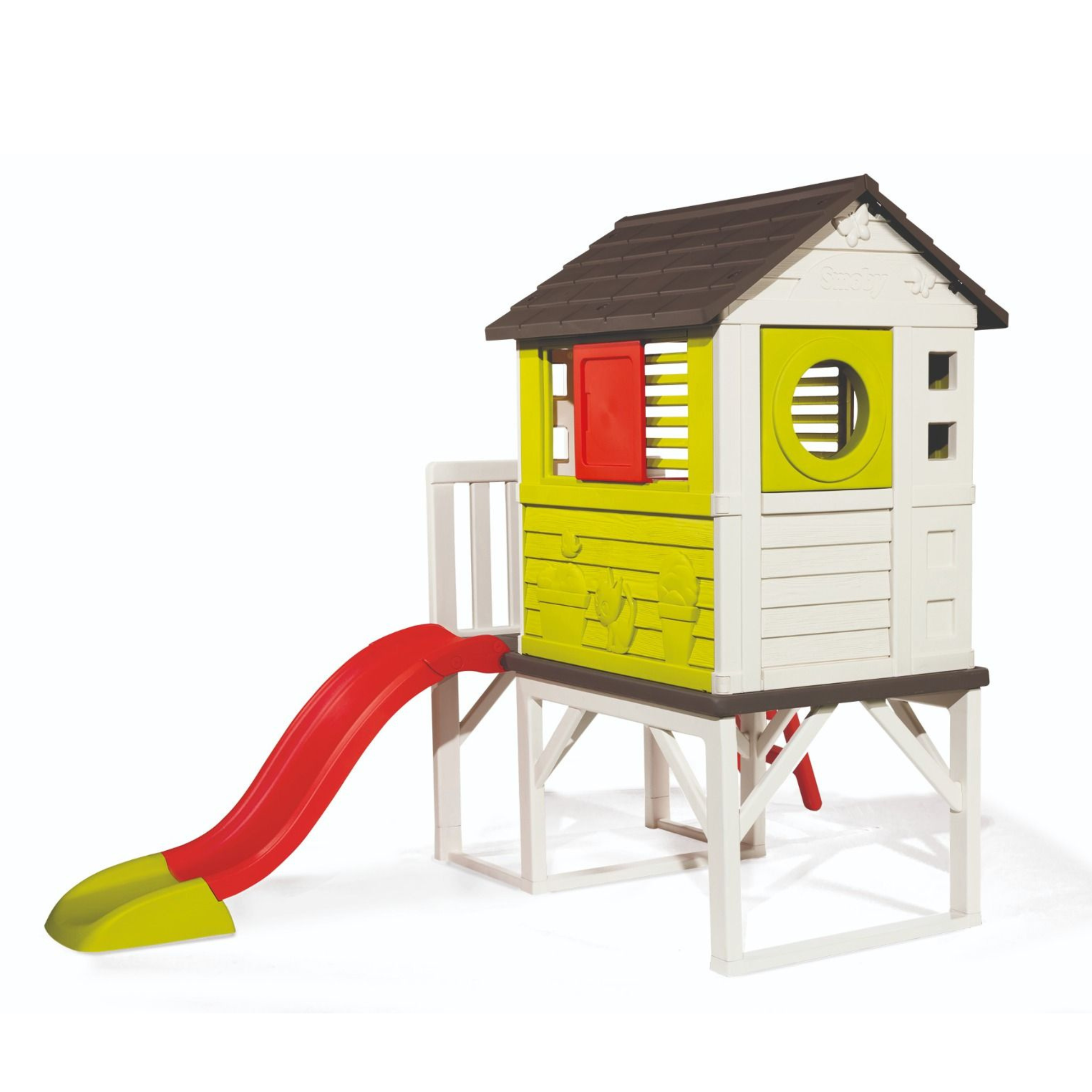 SMOBY Cubby House on Stilts with Slide