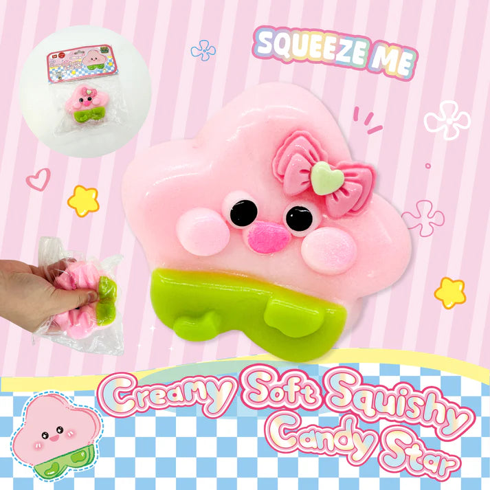 Creamy Soft Squishy Candy Star