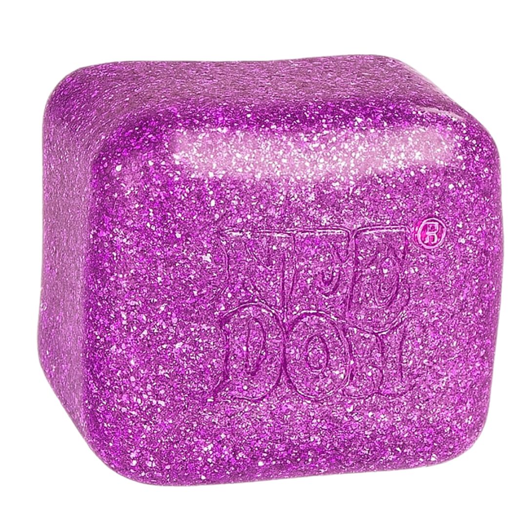 NeeDoh Nice Cube Glitter and Glow Sensory Fidget Toy