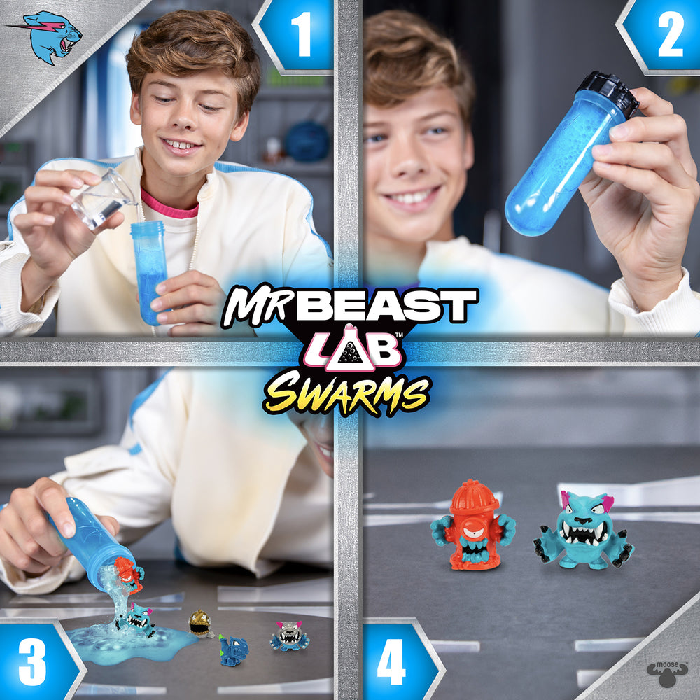 MrBeast Lab Swarms Test Tube - Collect, Shake & Discover!