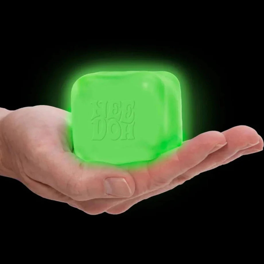 NeeDoh Nice Cube Glow In the Dark Sensory Fidget Toy