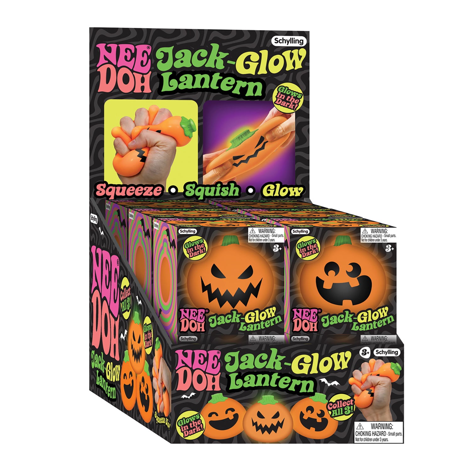 NeeDoh Jack Glow Lantern Squishy