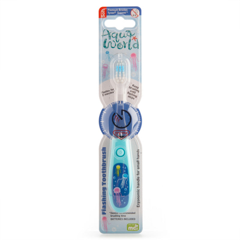 Jelly Fish Flashing Toothbrush - 2 Min Timed