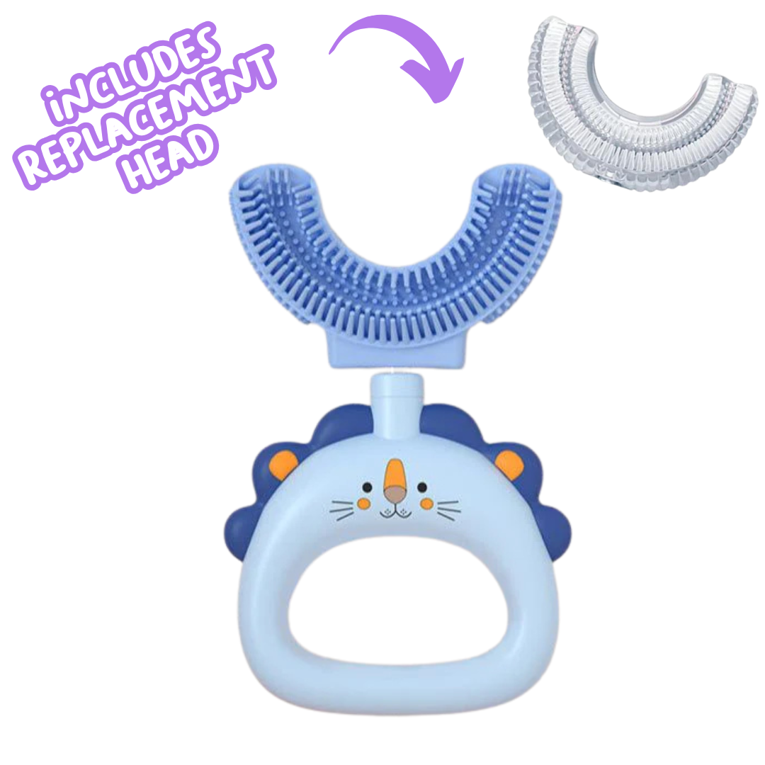 Lion U-Shaped Sensory Toothbrush with Replacement Head