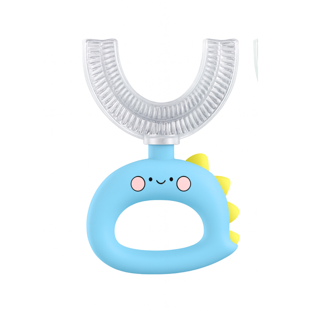 Clear Head Dinosaur U-Shaped Toothbrush