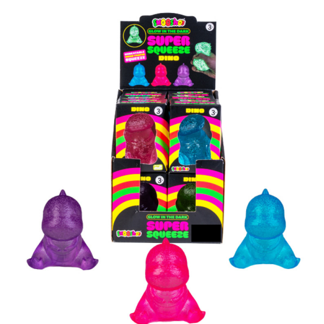 Dinosaur Glow in the Dark Jelly Fidget