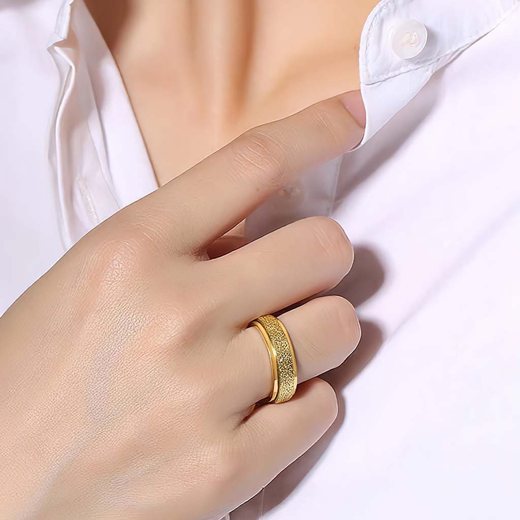 Shimmer Spinner Fidget Ring