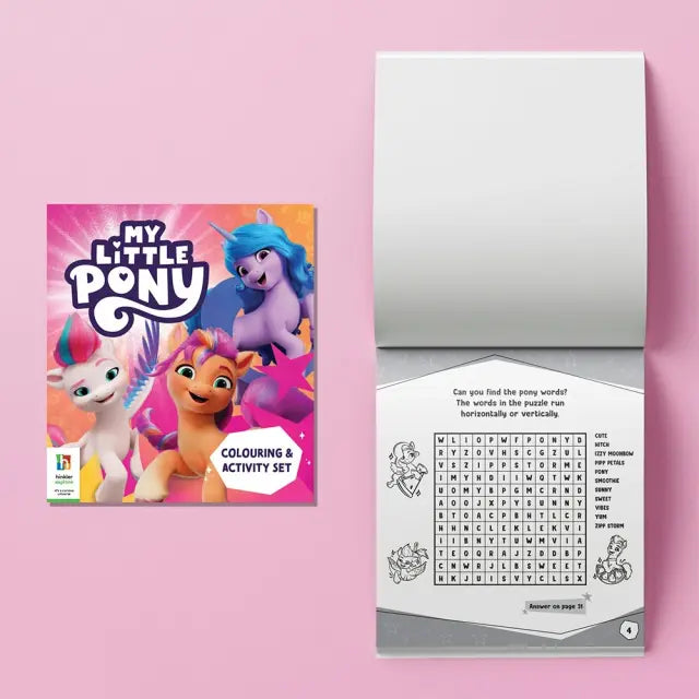 My Little Pony Colouring & Activity Set Kids Book Art