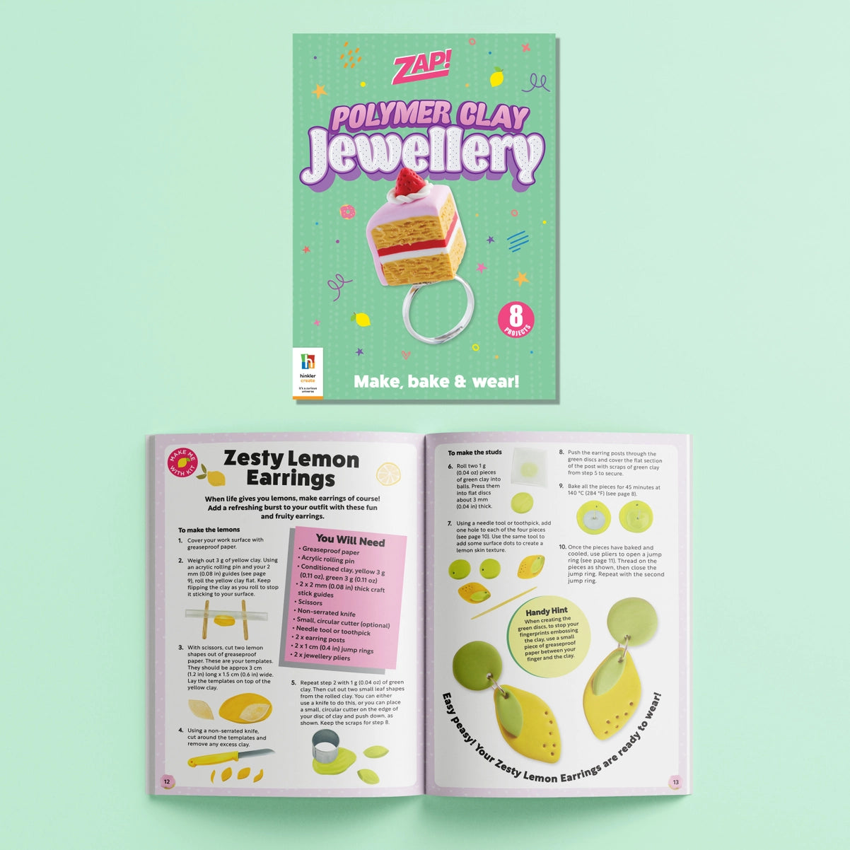 Zap Polymer Clay Jewellery Kit