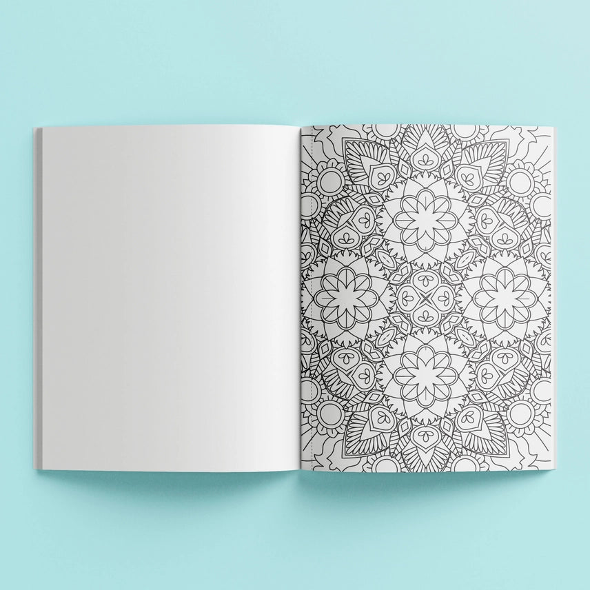 Mandalas Art Adult Colouring Book