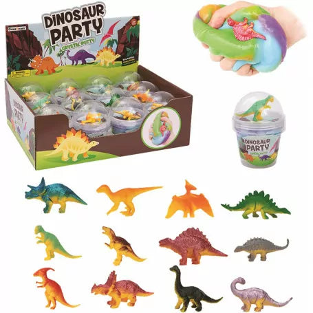 Dinosaur Fluffy Sensory Slime With Charm
