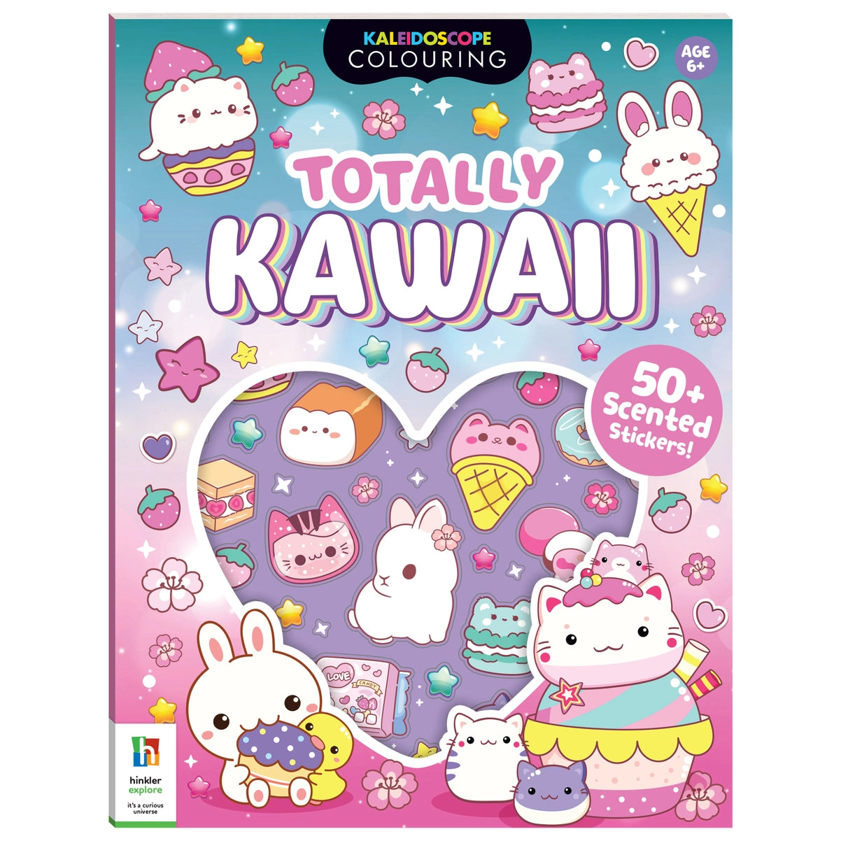 Colouring Book Scented Stickers Totally Kawaii