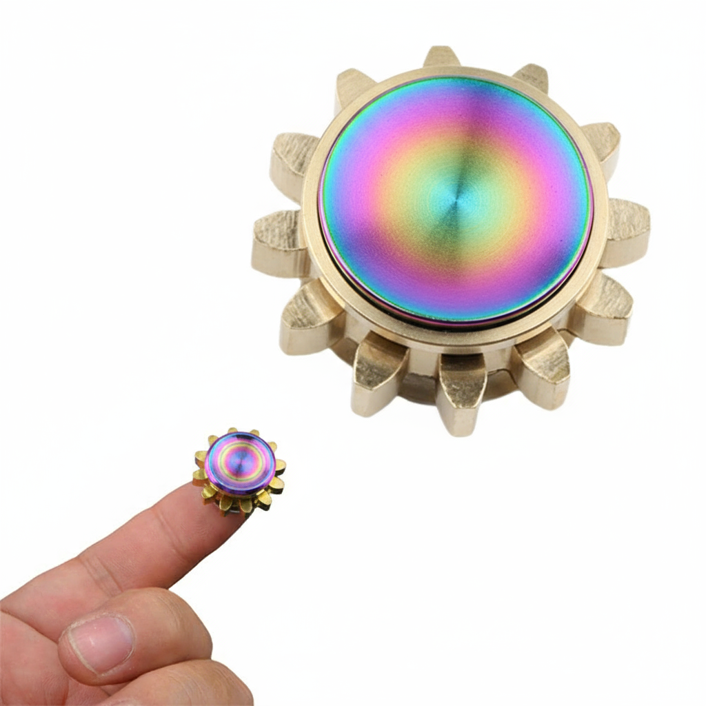 World's Smallest Fidget Spinner - Rainbow